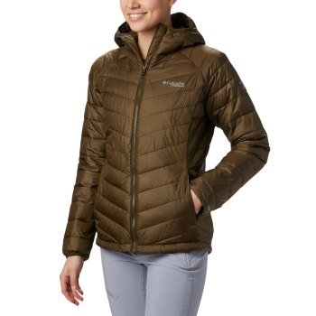 Columbia Snow Country Hooded, Chamarras Verde Oliva Para Mujer | 798063-QBJ